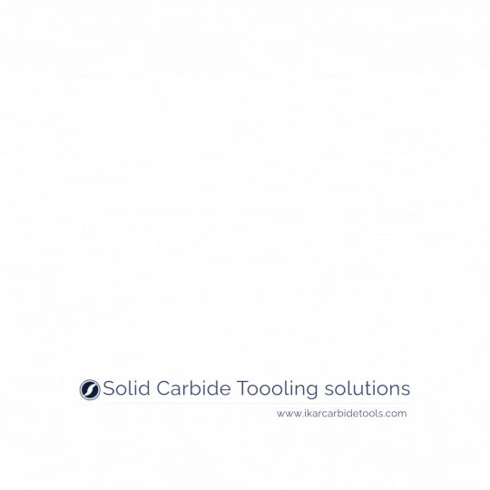 two flute ball nose end mill