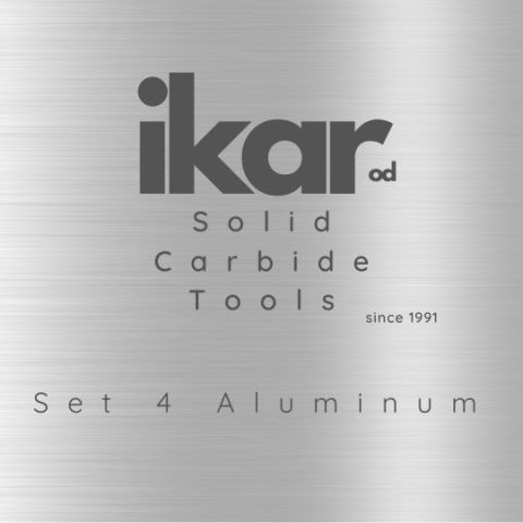 SET OF TOOLS FOR ALUMININIUM